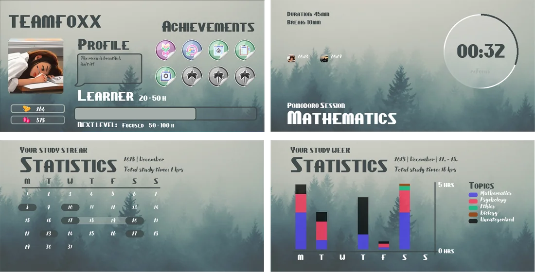 Foggy Forest theme preview